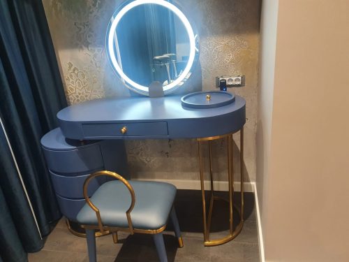 Set vanity GRACE măsuță de machiaj, casetieră și oglindă photo review
